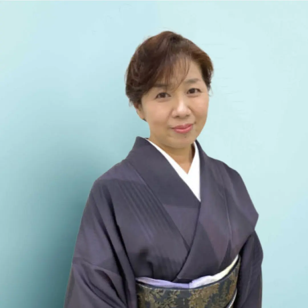 着付け教室講師、中西孝子