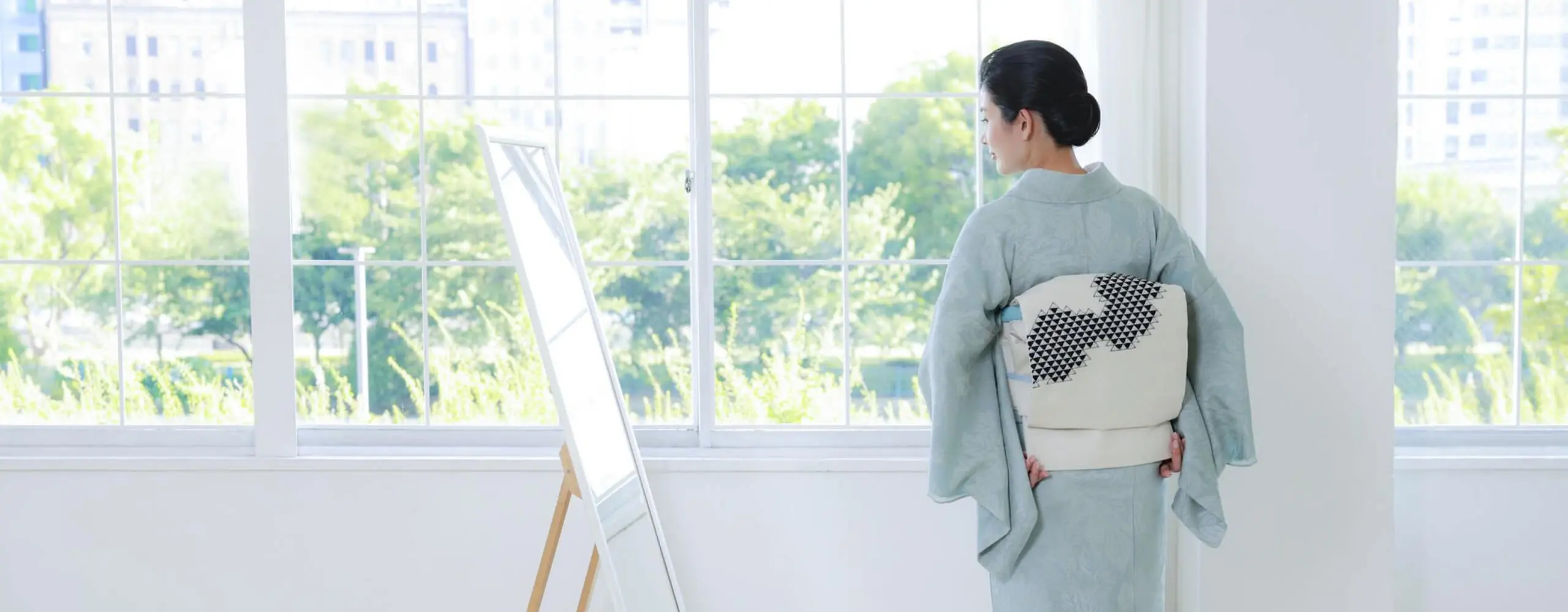 京都まるなか、スライドショー、着付けの風景、デスクトップ用