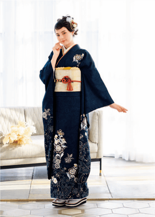 2024年・2025年・2026年振袖コレクション - 大人っぽい青色の振袖