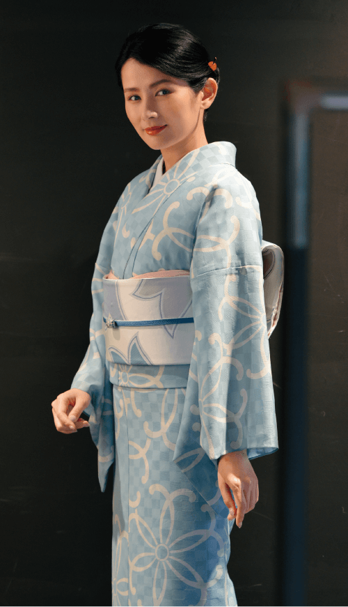 水色の着物