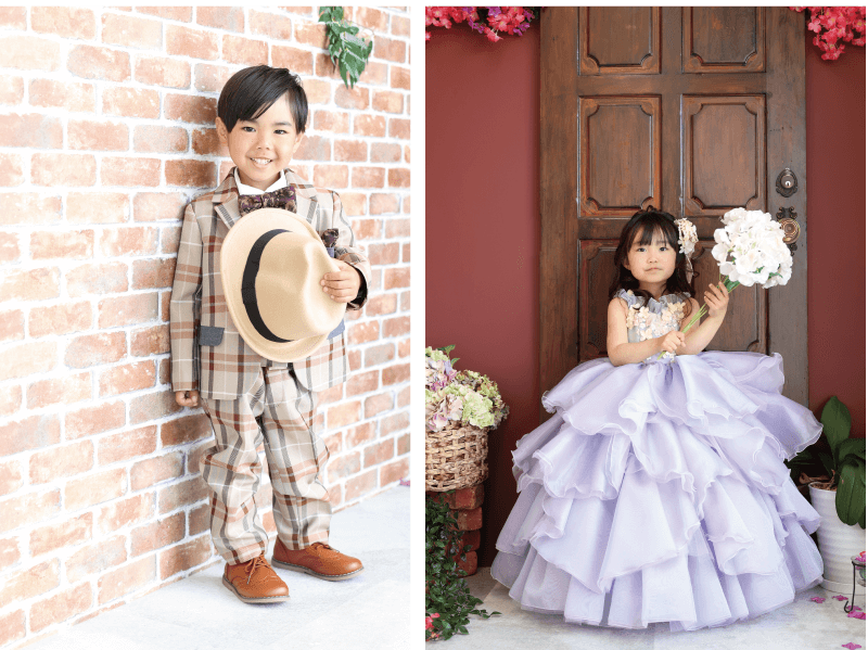 七五三・男の子・女の子・洋風