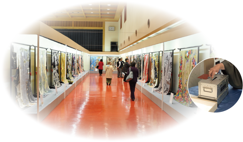 巨大着物展示会